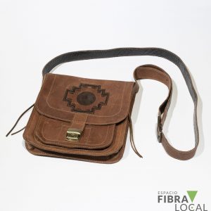 Morral en cuero Nacional