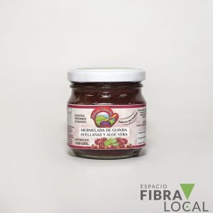 Mermelada de guinda avellanas y aloe vera