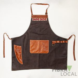 Pechera Cuero-Telar